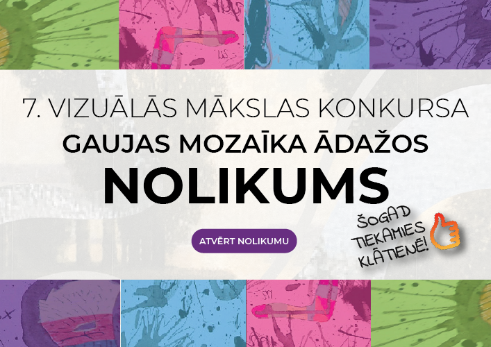 Gaujas Mozaīka Ādažos POP UP BANER 01