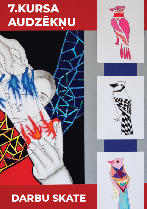 Mākslas nodaļas 7. kursa audzēkņu darbu skate