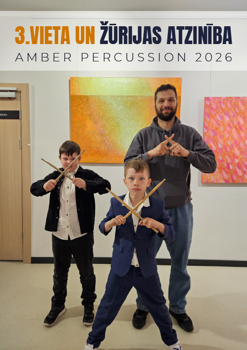 Amber Percussion 2026 3.VIETA UN ŽŪRIJAS ATZINĪBA