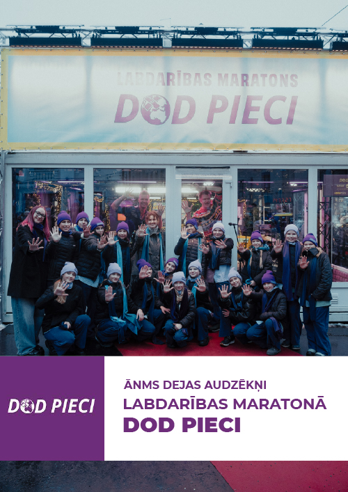 DEJAS NODAĻAS AUDZĒKŅI DOD PIECI!