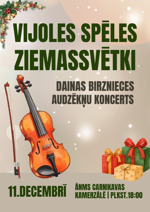 Vijoles spēles Ziemassvētki
