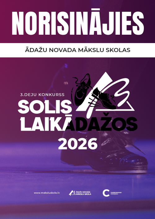 NORISINĀJIES SOLIS LAIKĀ ĀDAŽOS 2026